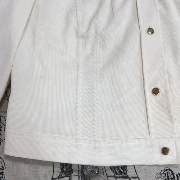 Anne Klein Corduroy Trucker Jacket - Picture 7 of 9